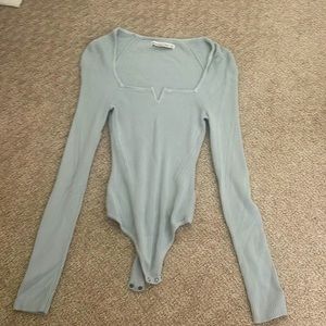 XS bodysuit. Baby blue